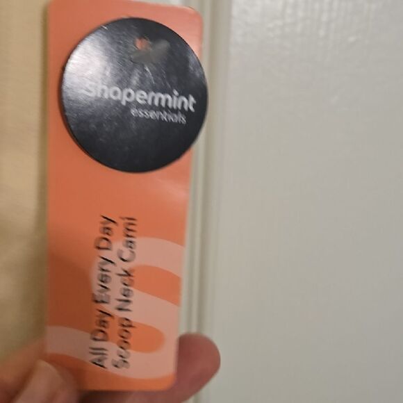 Shapermint Cream Fitted Camisole Top - Picture 3 of 6